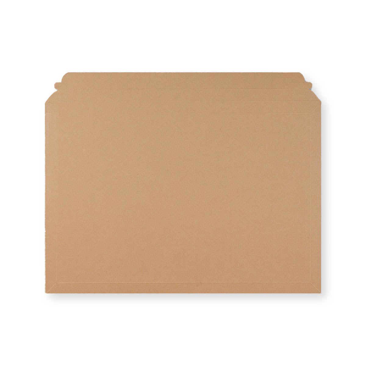 Manila Brown Peel & Seal Rigid Board Mailers Envelope (321 x 467mm)