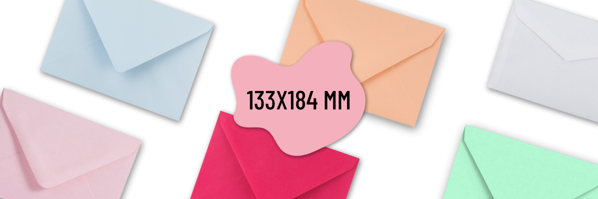 133x184 mm envelopes