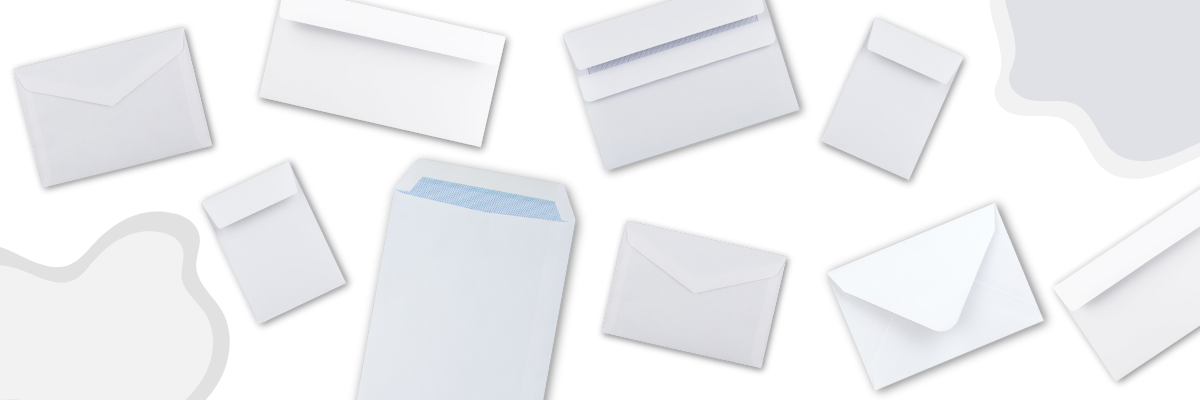 White envelopes