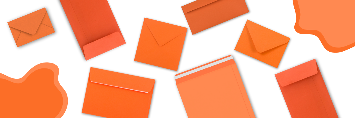 Orange envelopes