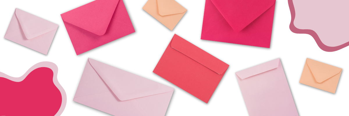 Pink envelopes