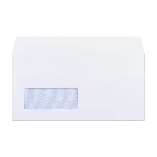 White Envelope with Internal Opacity - Window 110x220 mm (DL)