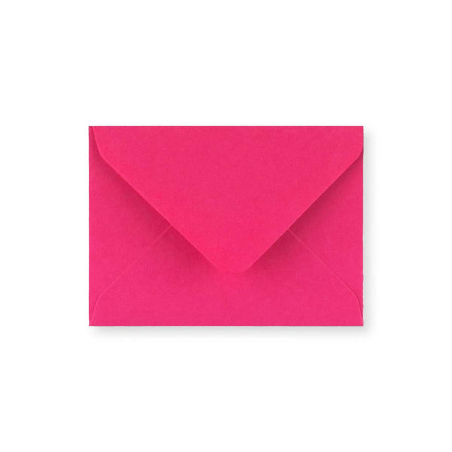 C7 Fuschia Pink Gummed V-Flap Greetings Envelope (82 x 113mm)