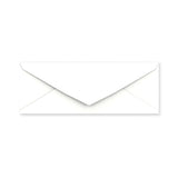 White Envelope - Diamond Flap 80x215 mm