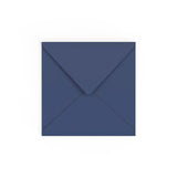 Navy Blue British Made Gummed V-Flap Envelope (155 x 155mm)