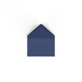 Navy Blue British Made Gummed V-Flap Envelope (62 x 94mm)