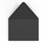 C5 Black British Made Gummed V-Flap Envelope (162 x 229mm)