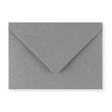 B6 Dark Grey Gummed V-Flap Greeting Card Envelope (125 x 175mm)