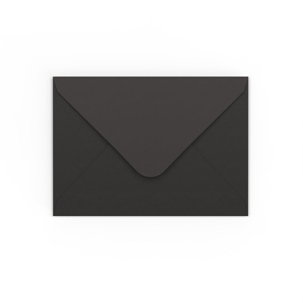 B6 Black Gummed V-Flap Envelope (125 x 175 mm)