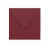 Burgundy envelopes
