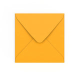 Dark Yellow Gummed V-Flap Envelope (155 x 155mm)