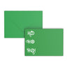 Christmas Envelopes HO HO HO Dark Green 162 x 229 mm (C5) Gummed