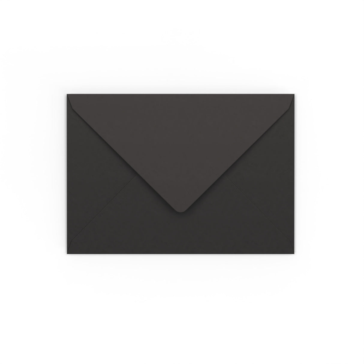 C6 Black Gummed V-Flap Envelope (114 X 162 mm)