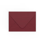 Burgundy envelopes