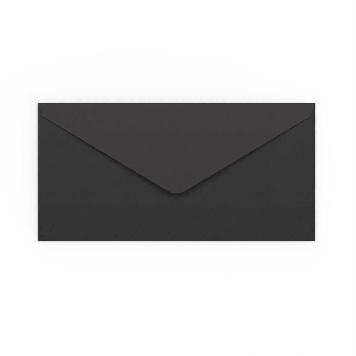 DL Black Gummed V-Flap Envelope (110 x 220 mm)