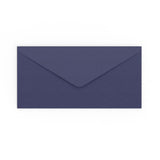 DL Dark Blue Gummed V-Flap Envelope (110 x 220mm)