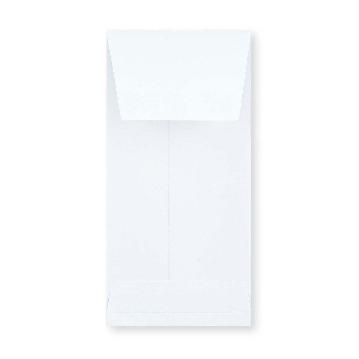 DL White Recycled Peel & Seal Gusset Envelope (220 x 110 x 25mm)