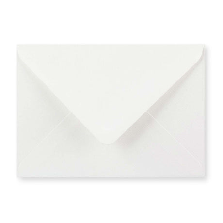 White lightweight laid envelope (90gsm) 125x175 mm
