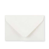 White lightweight laid envelope (90gsm) 62x94 mm