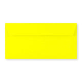 DL Yellow Peel & Seal Neon Envelope (110 x 220mm)