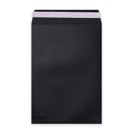C3 Black Luxury Peel & Seal Envelope (457 x 324mm)