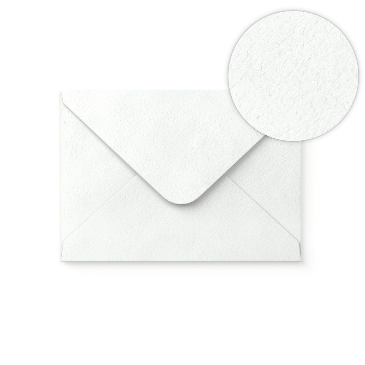 B6 White Hammer Gummed V-Flap Envelope (125 x 175mm)