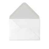White Hammer Gummed V Flap Envelope (65 x 94mm)