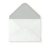 C6 White Hammer Gummed V-Flap Envelope (114 x 162mm)