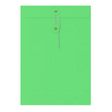 Coloured envelopes with string and washer closure